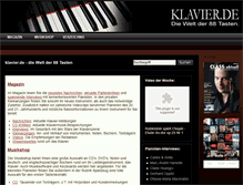 Tablet Screenshot of klavier.de