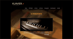 Desktop Screenshot of klavier.it